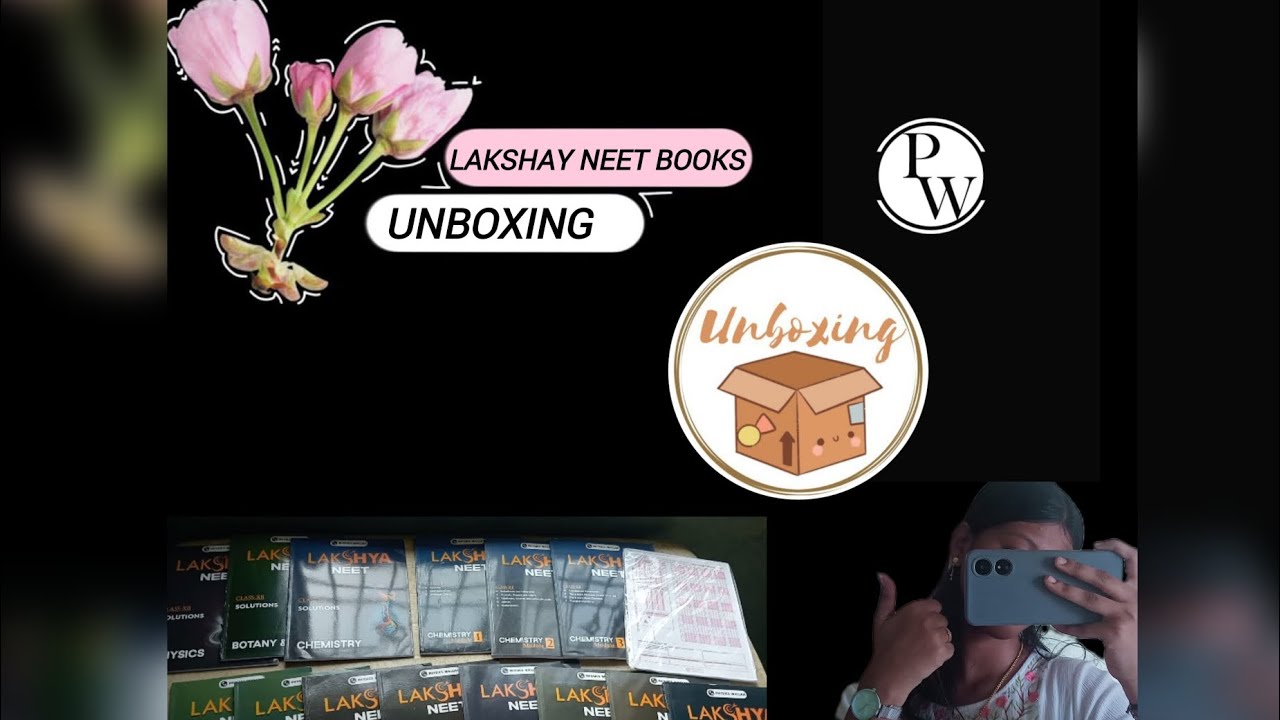 Pw Lakshay NEET books unboxing...! 