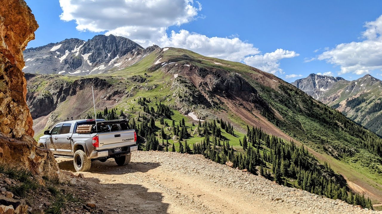 CORKSCREW PASS to HURRICANE PASS IN MY TUNDRA, San Juan Mountains, CO