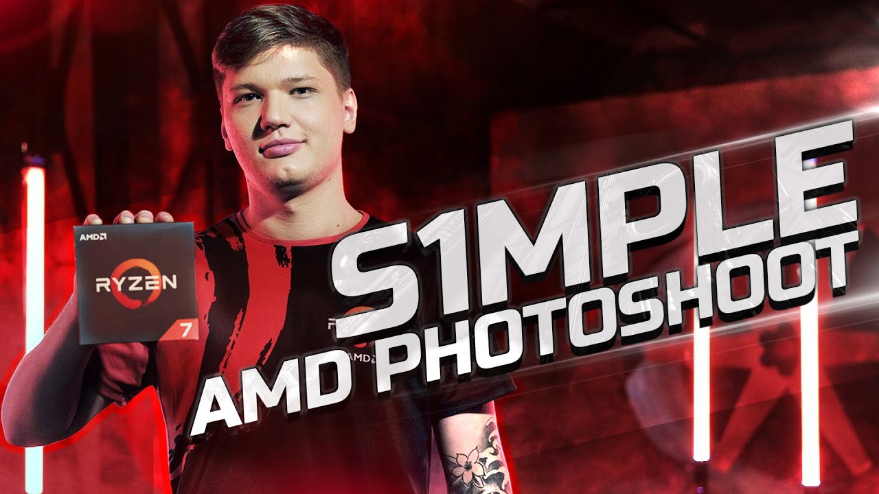 s1mple x AMD Фотосессия