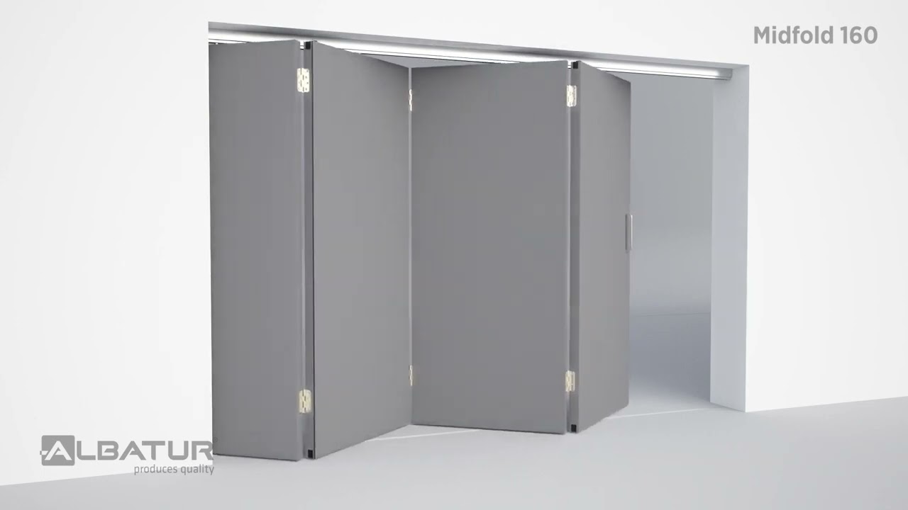 Spitze-Albatur 9300-9500 MidFold 160kg Sliding Folding Door System Installation Video