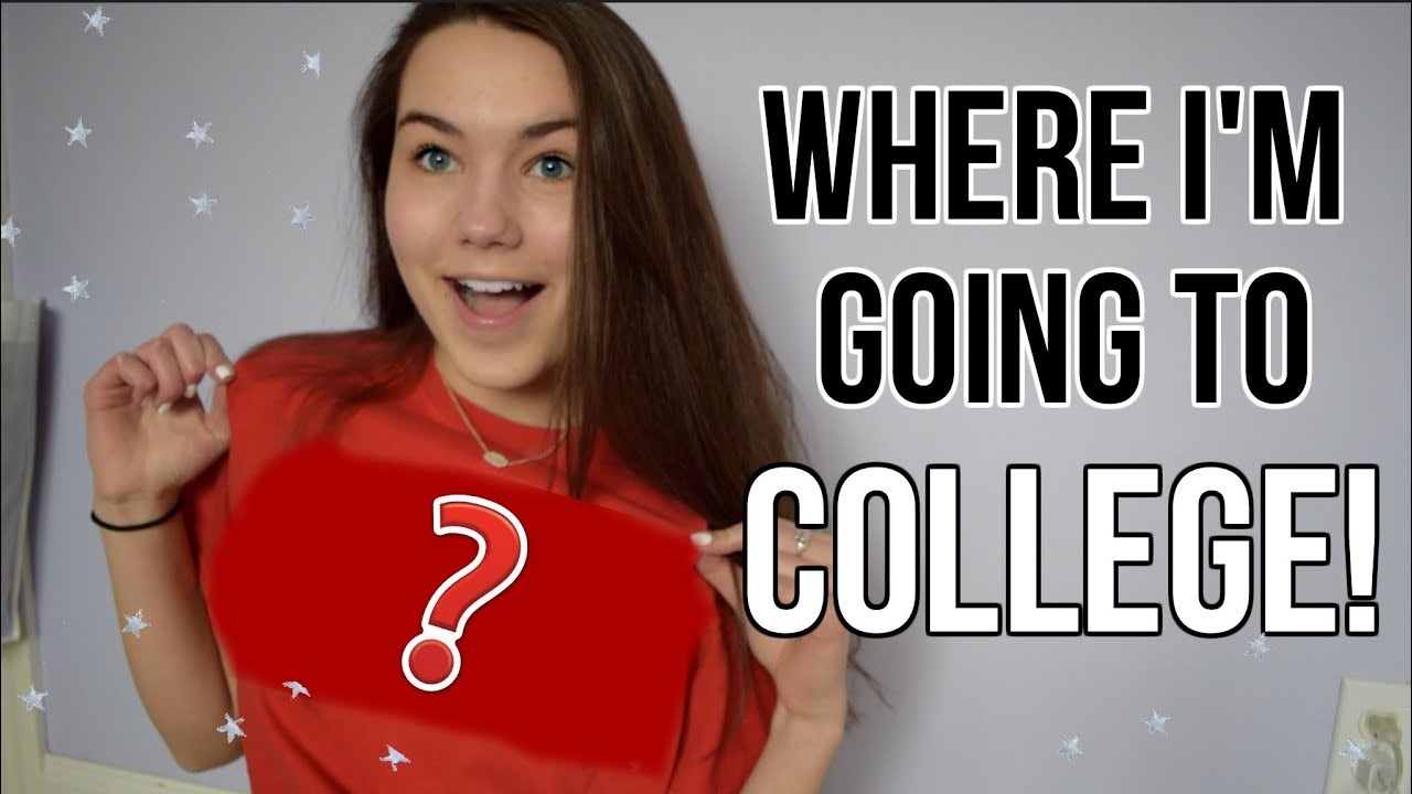 WHERE I'M GOING TO COLLEGE!! College Decision 2018