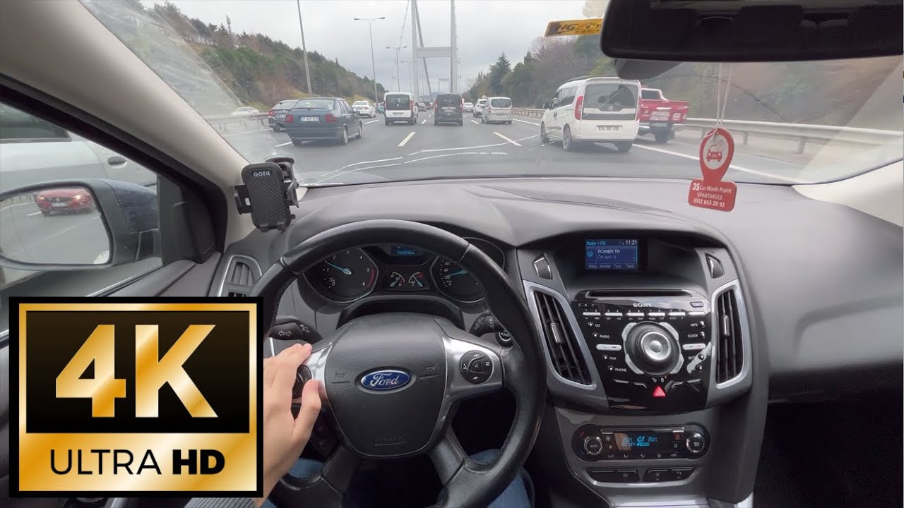 POV Driving in Istanbul: Bosphorus View - 4K
