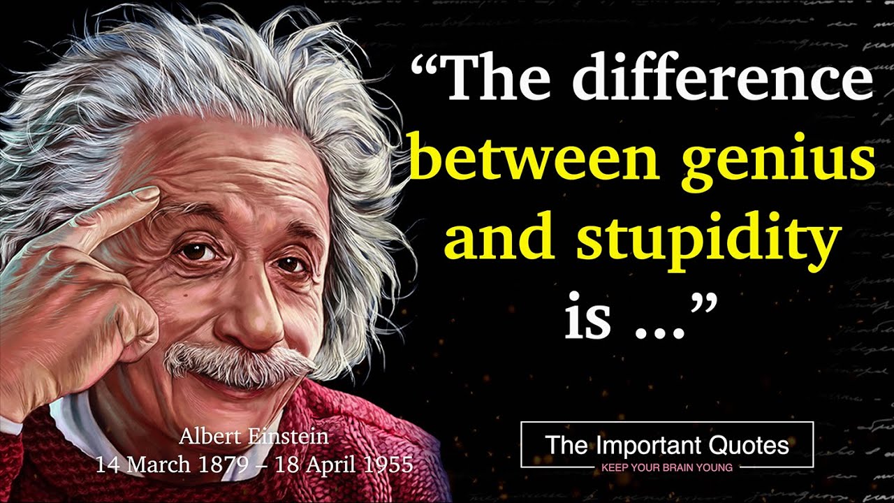 Famous Albert Einstein Quotes To Inspire You For Life, part 1 | The Important Quotes