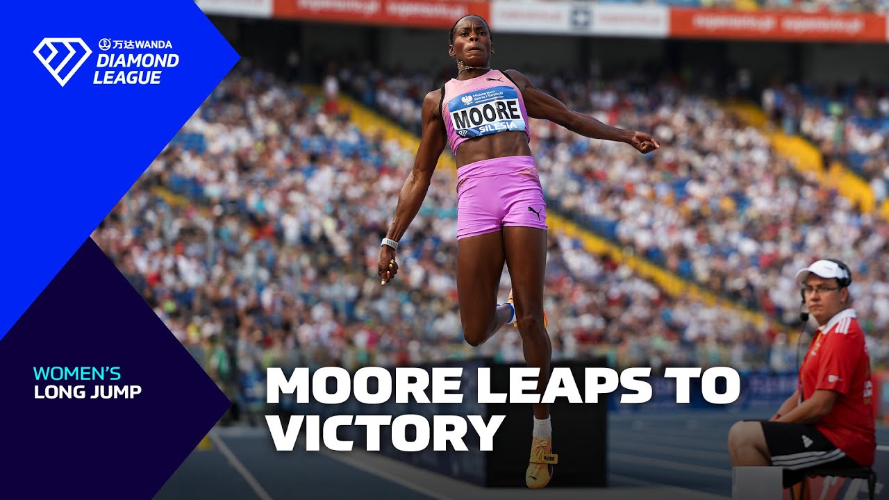 Jasmine Moore Leaps to an EPIC victory in the long jump at Silesia - Wanda Diamond League 2025