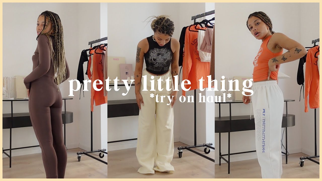 pretty little thing try on haul ✨