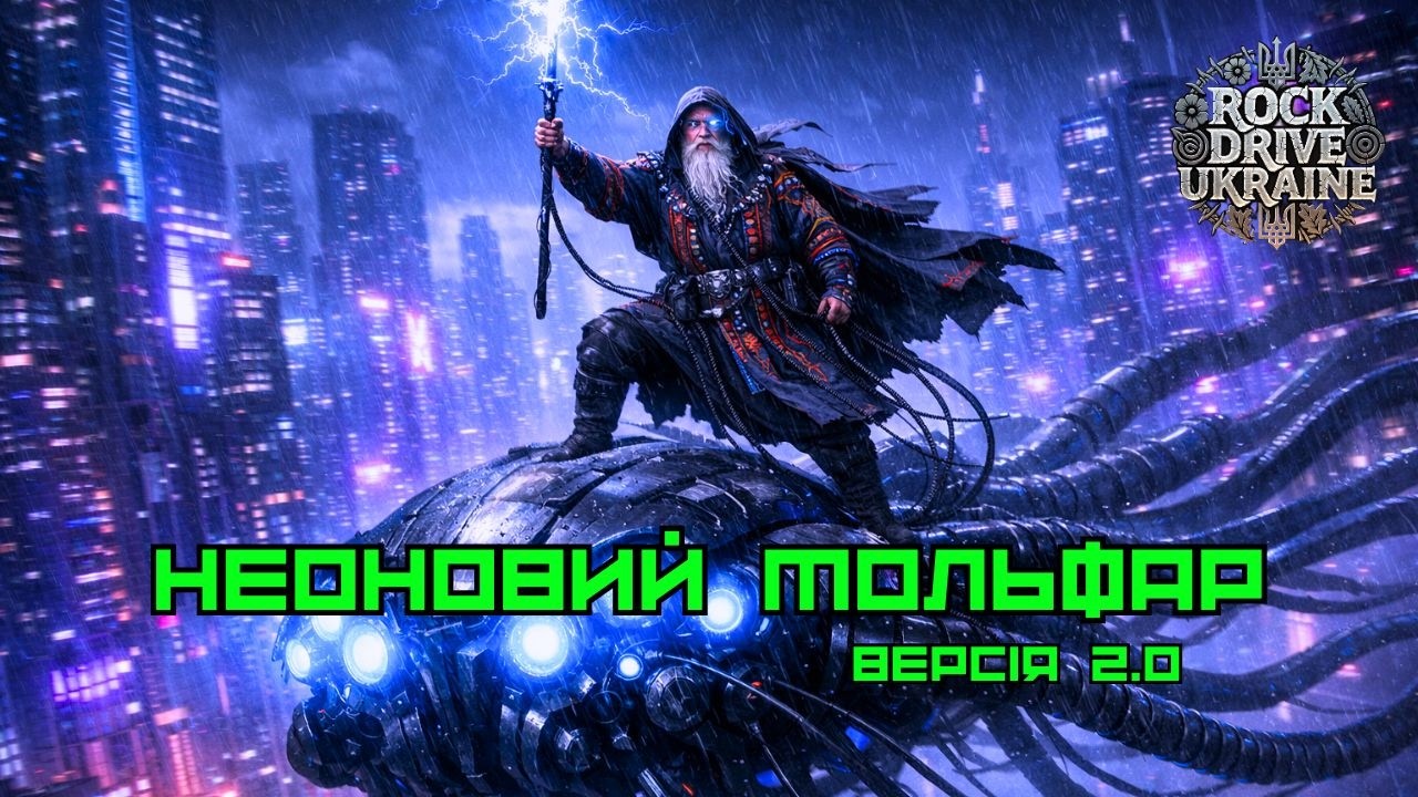 Неоновий Мольфар. Версія 2.0 - Загадкова Dark Industrial Metal версія пісні у стилі Кіберпанк