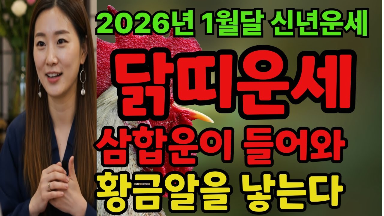 2026년 1월 닭띠 운세｜병오년 기축월, 닭띠 운의 핵심 흐름 제대로 작동하는 달 나이별 운세 포함