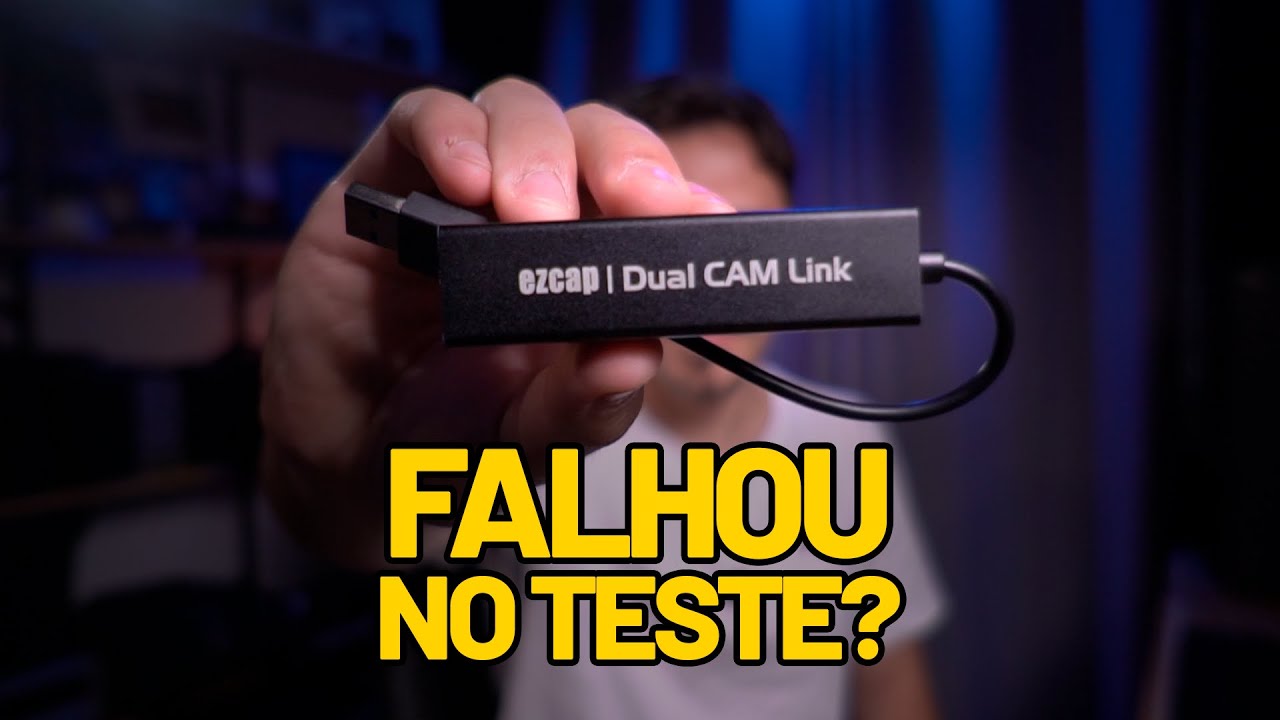 EZCAP DUAL CAM LINK - Placa de captura para 02 câmeras