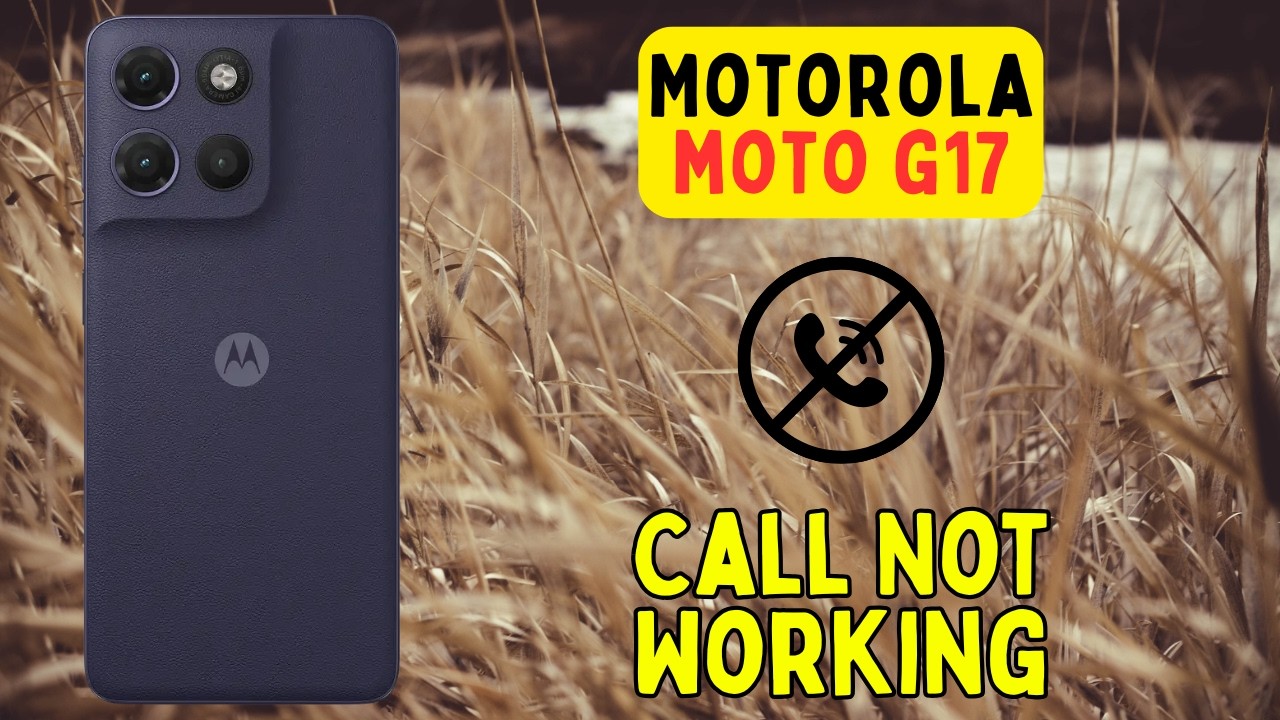 Звонки на Motorola Moto G17 не работают? Вот решение!