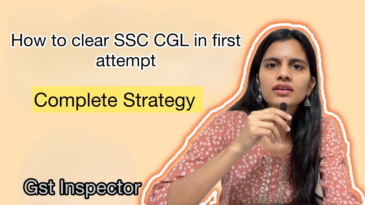 SSC CGL 2026 complete strategy// How to clear SSC CGL in first attempt #gstinspector #ssccgl2026 