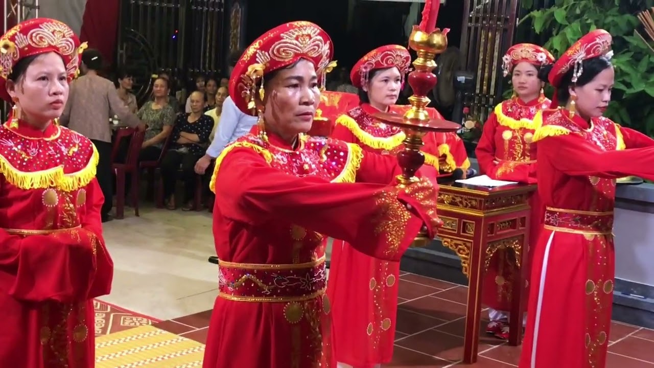 Đội Tế Nữ Tế Tổ - Họ Phan Chi 3 - Cát Thành, Trực Ninh, Nam Định