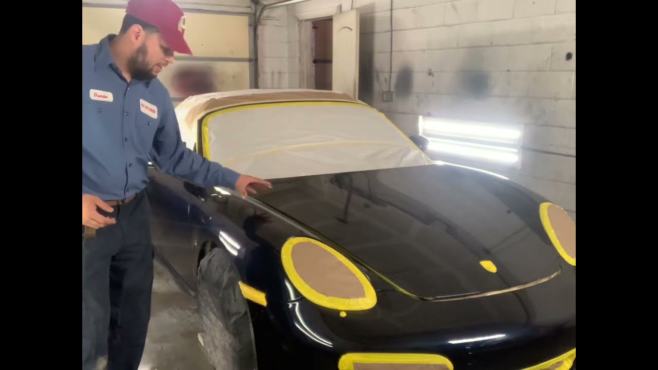 Liquid Wrapping Porsche￼ in Sour Lava Magashift ￼