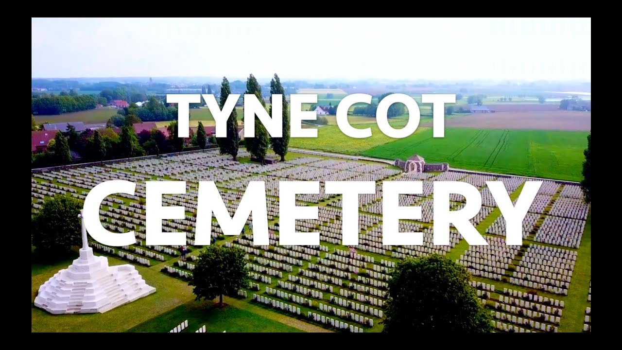 WORLD WAR I Memorial 🇧🇪 Tyne Cot Cemetery Drone 4K Belgium YPRES