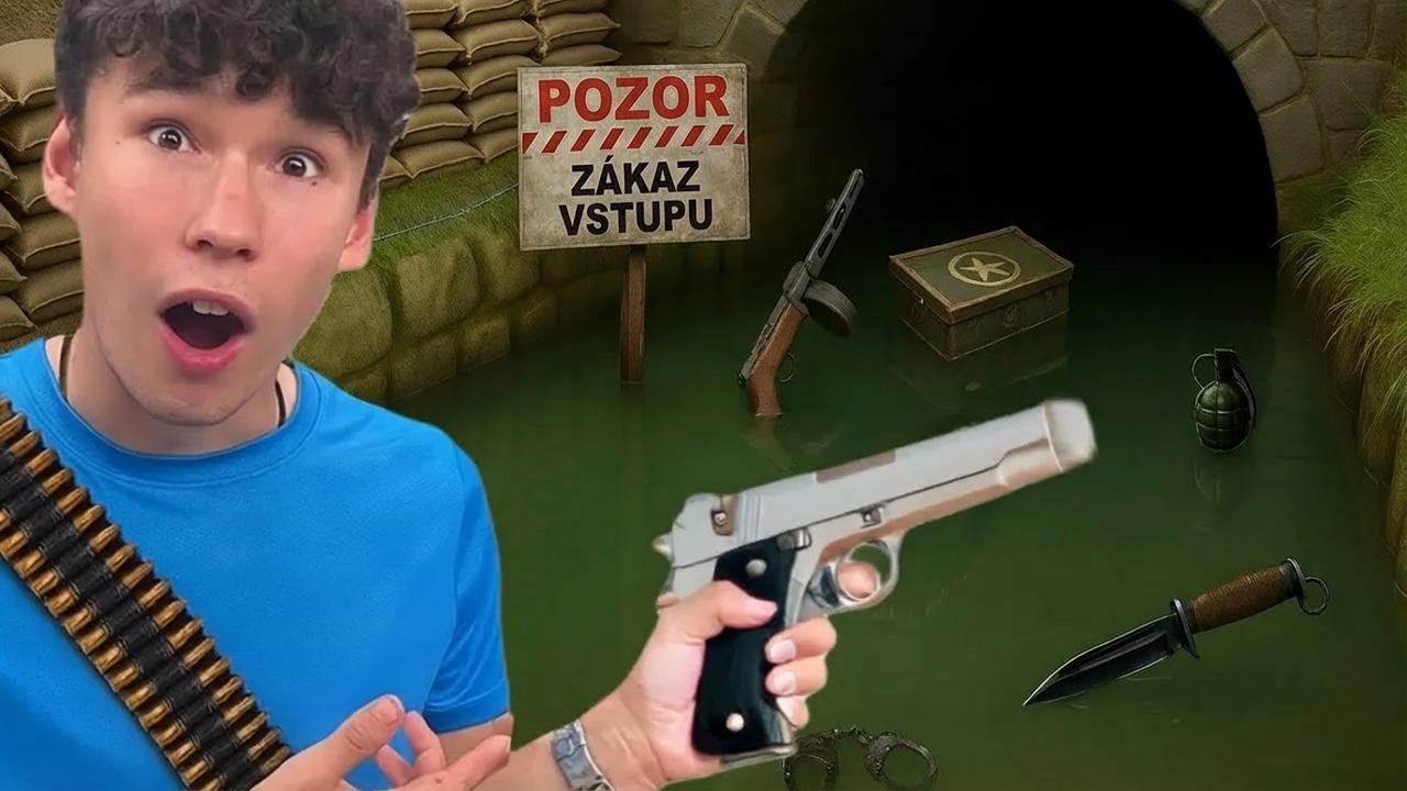 Na&scaron;el jsem nebezpečn&eacute; vojensk&eacute; zbraně v kan&aacute;lech m&eacute;ho města!