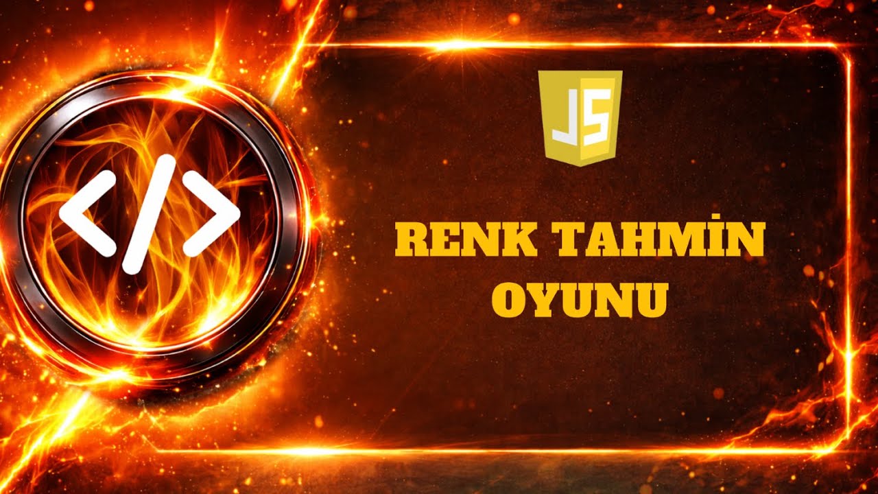 JAVASCRIPT PROJELERİ - RENK TAHMİN OYUNU