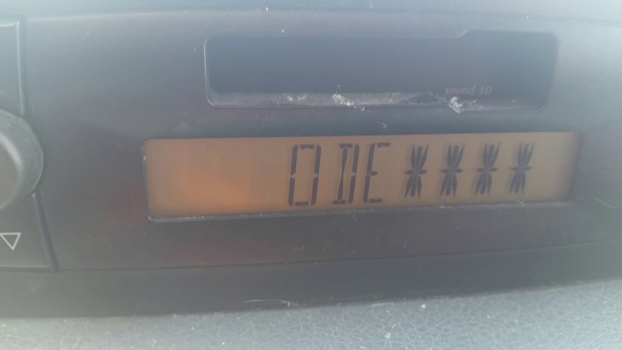 How to fix radio security code Dodge Sprinter van 2004