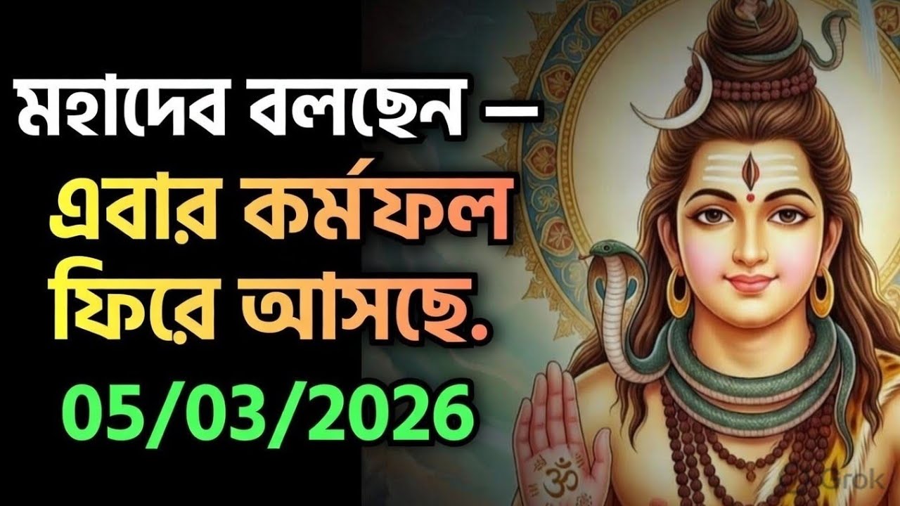 ৮৮৮ 🕉️মহাদেব বলছেন — এবার কর্মফল ফিরে আসছে....!#shivshakti