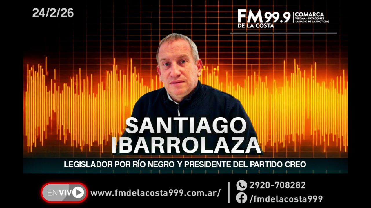 Santiago Ibarrolaza - FM DE LA COSTA 99.9 - 24/2/26