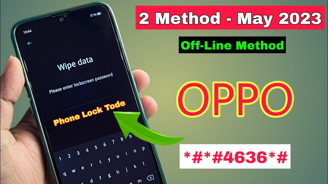Finally May 2023:- All Oppo Reset Password How to fix forgot lockscreen Password Any Oppo Phone