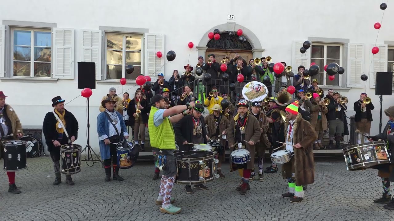 Lumpenkapelle Schlier, Ankenreute & H&ouml;f - Einmarsch