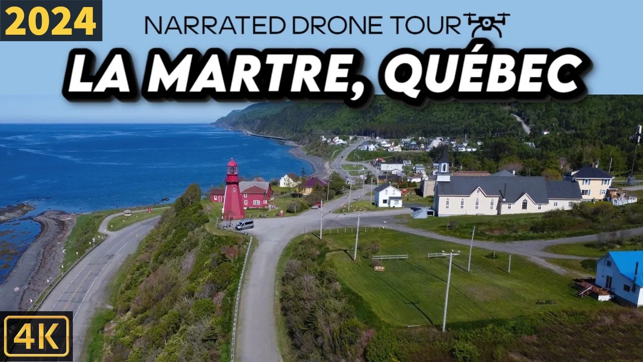 4K Drone Tour Over La Martre, Québec 🚁 | Discover Stunning Aerial Views 🌲