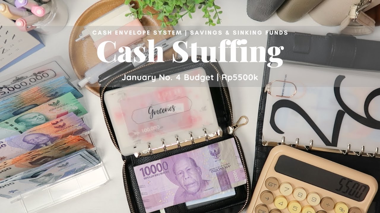 Weekly Cash Stuffing | January No. 4 | Alokasi Bonus Tahunan ke Sinking Funds