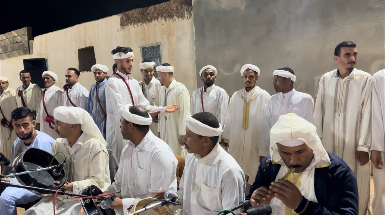 عواد آيت بعمران مع نغمات أمراكشي الحسين العصرية للمايسترو مولاي حماد بمنطقة 