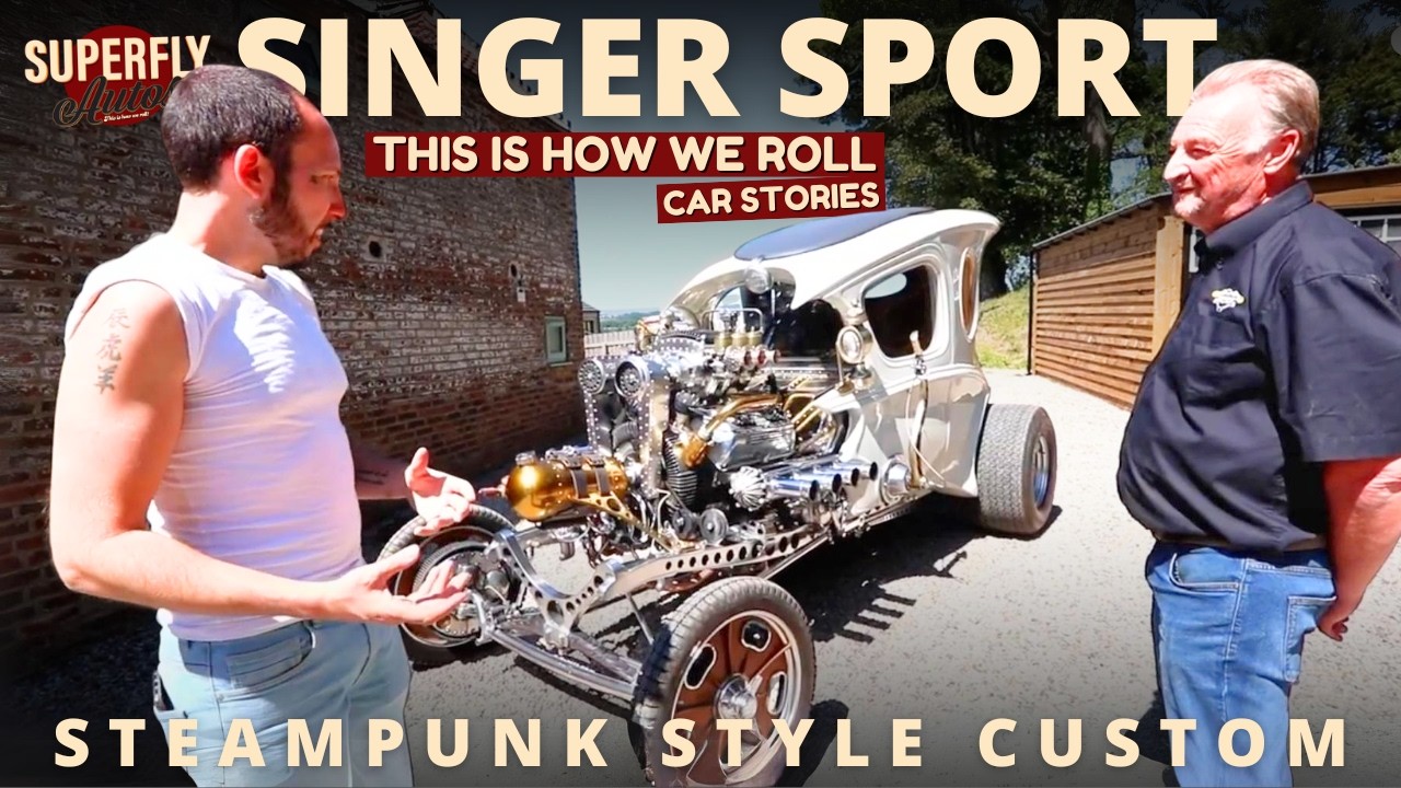 Steampunk Style 1924 Singer Sport Hot Rod Called 'Automatron'