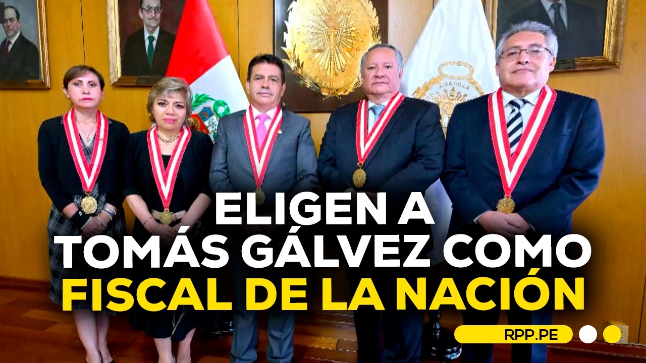 🚨 Eligen a Tom&aacute;s G&aacute;lvez como Fiscal de la Naci&oacute;n #ROTATIVARPP