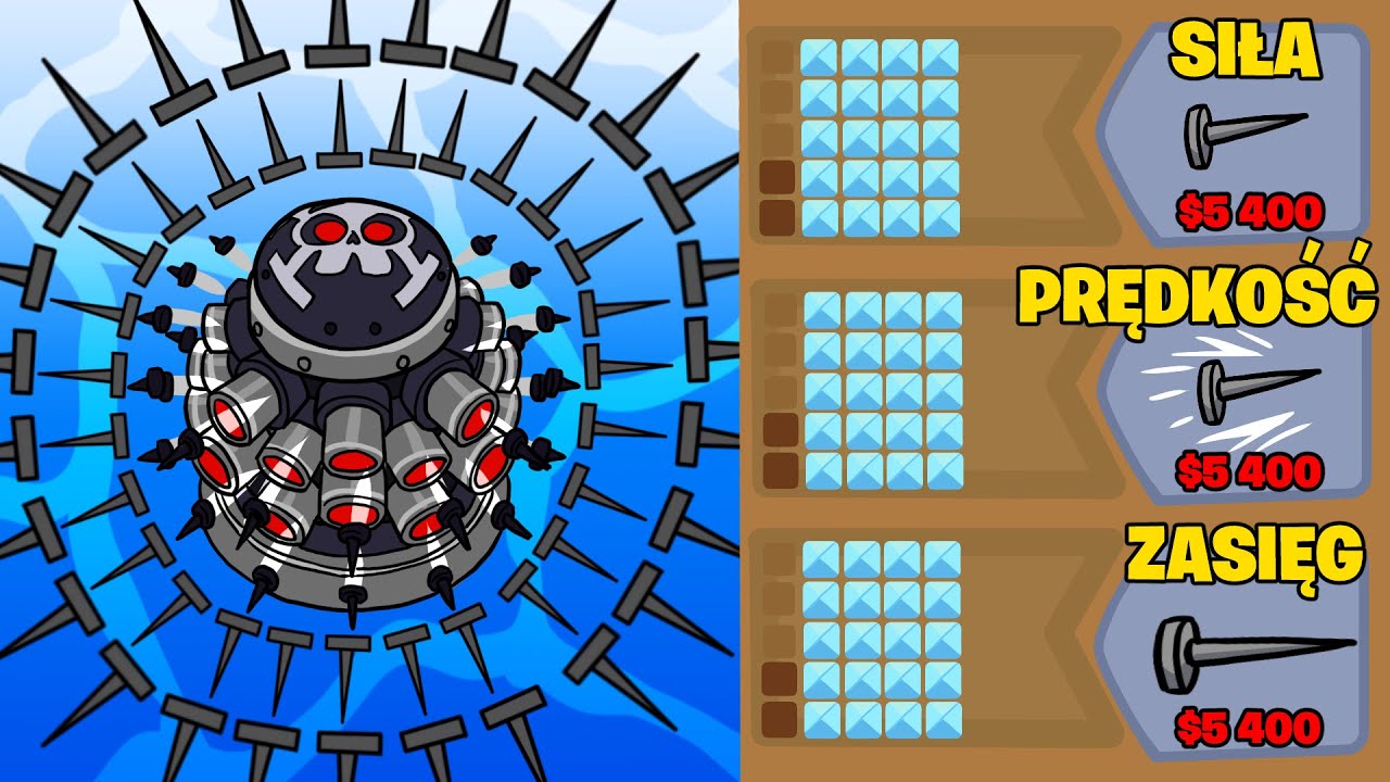 DODAŁEM BOSKIE ULEPSZENIA DO MAŁPEK na MODACH | BLOONS TD6 (MODY)