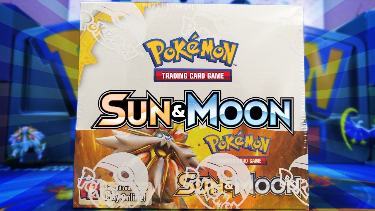 OPENING A POKEMON SUN & MOON BOOSTER BOX OF POKEMON CARDS!!!