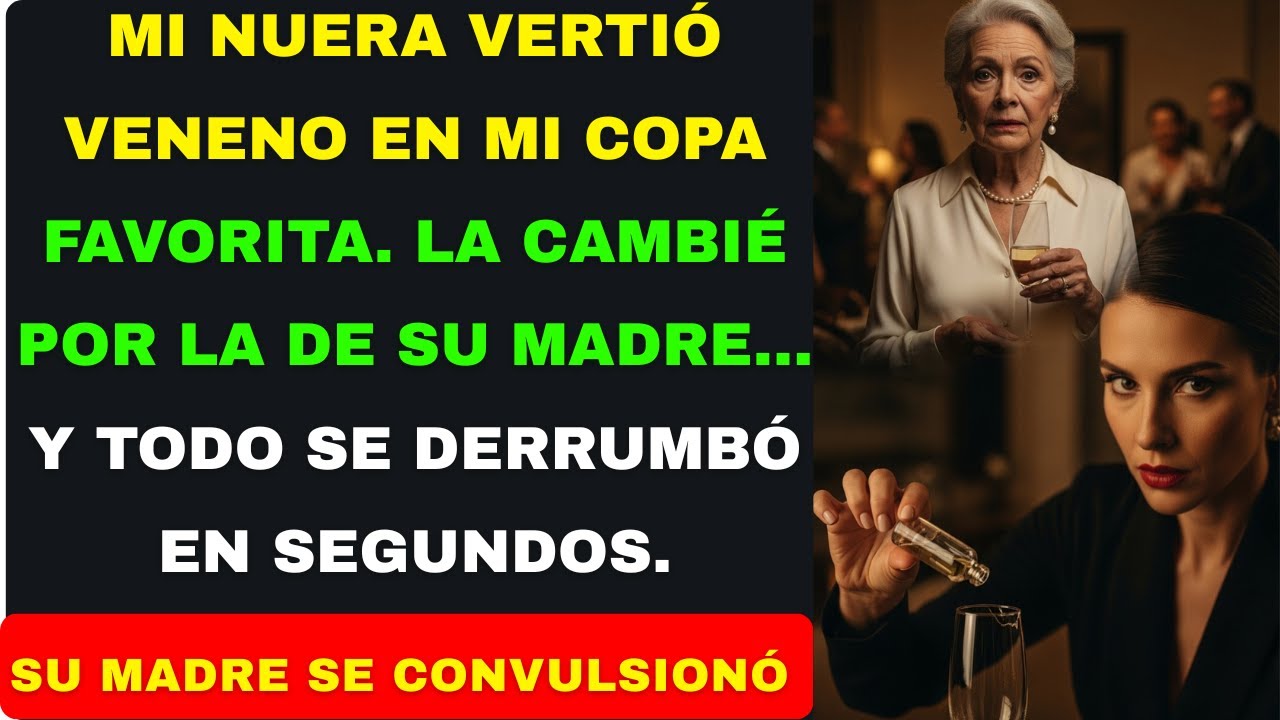 “En mi fiesta de jubilación, mi nuera puso algo en mi bebida… pero cometió un error fatal”