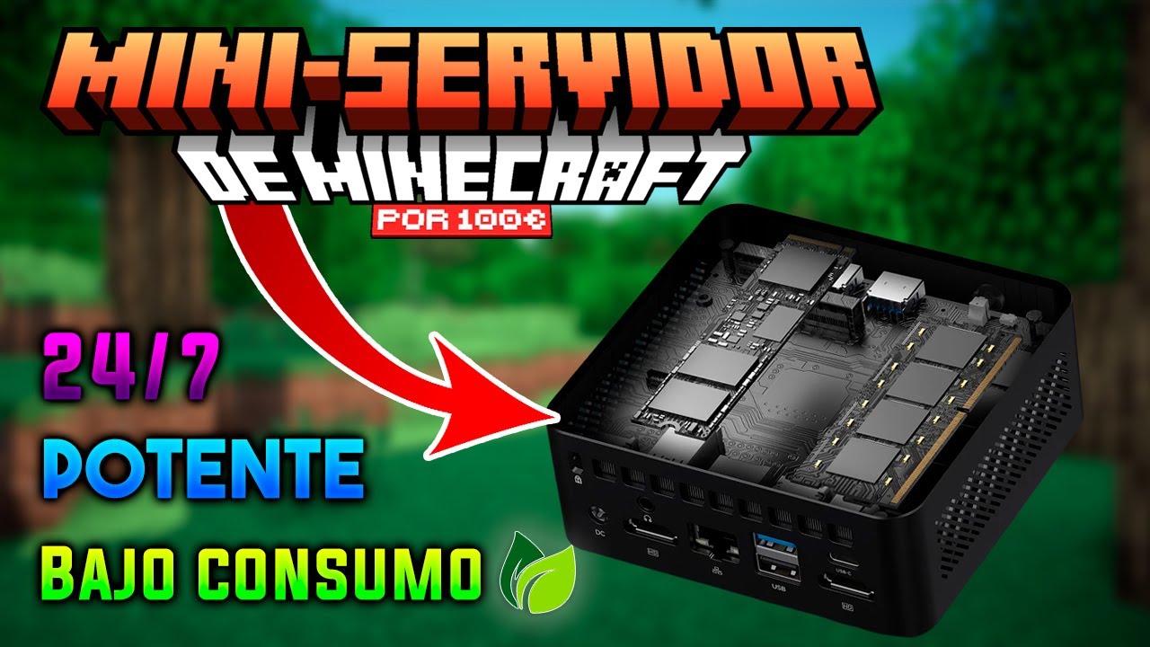 ¡Construyo el MEJOR Servidor doméstico para Minecraft! (100€)