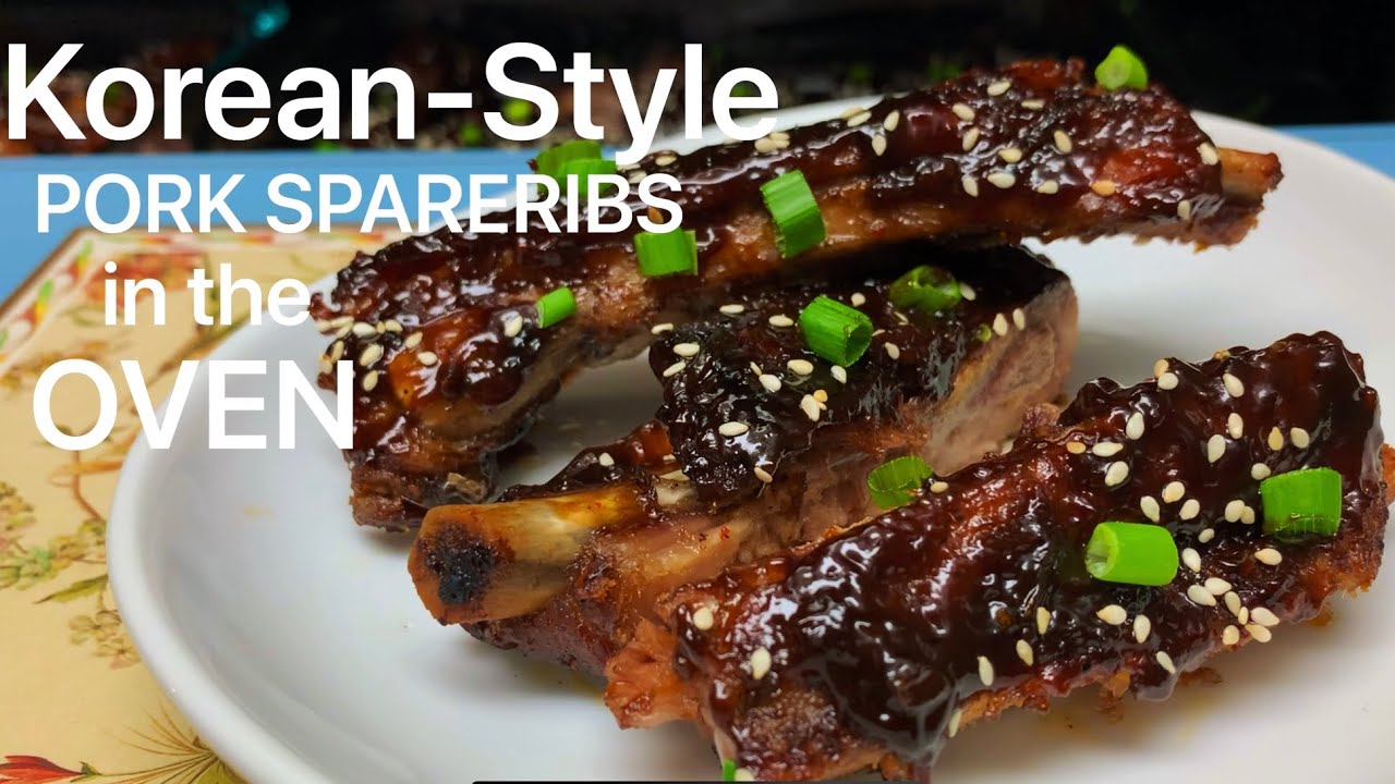 Korean-Style Pork Spareribs in the Oven | How to cook Korean Pork Ribs