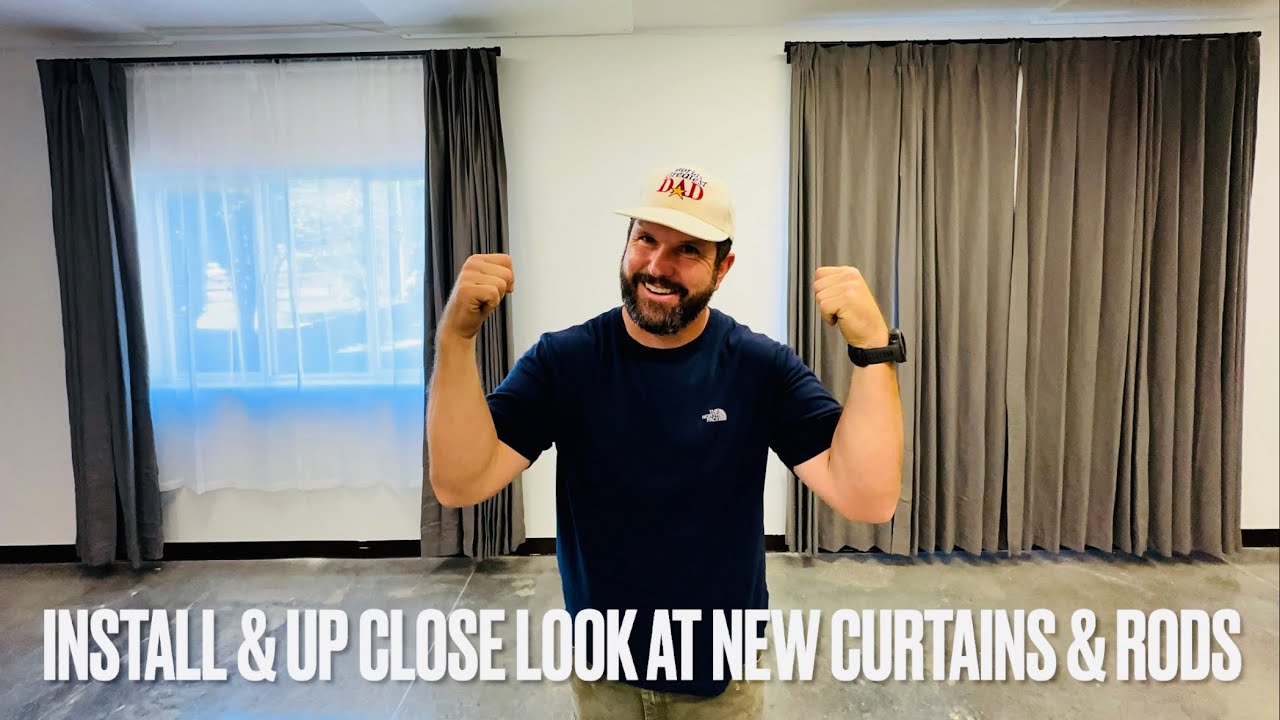 How to Hang Curtain Rods Like a Pro | Upgrade Your Space with New Rods, Sheers & Blackout Drapery