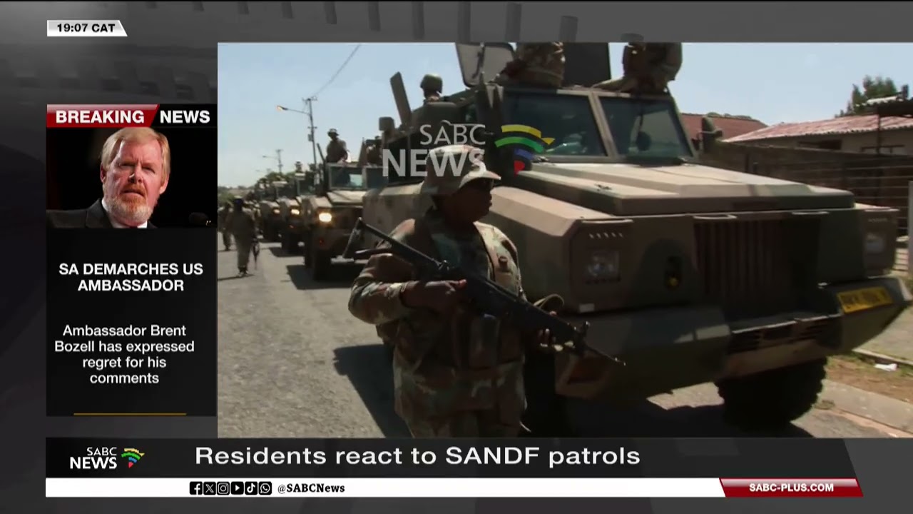 SANDF deployed: Mbali Thethani speaks to residents