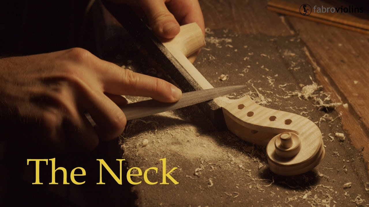 MAKING A VIOLIN | The Neck | Step 16 | Amati Model