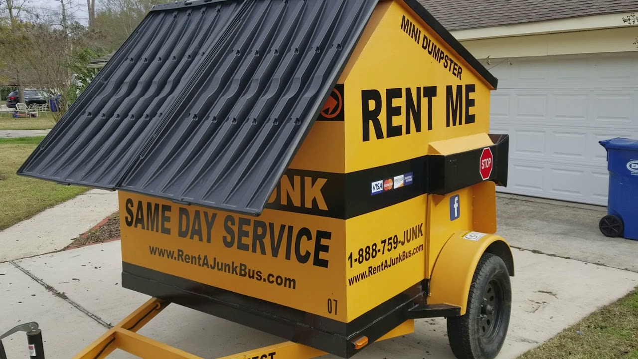 How much can our Small 6 yard Dumpster Rental hold in Slidell, La