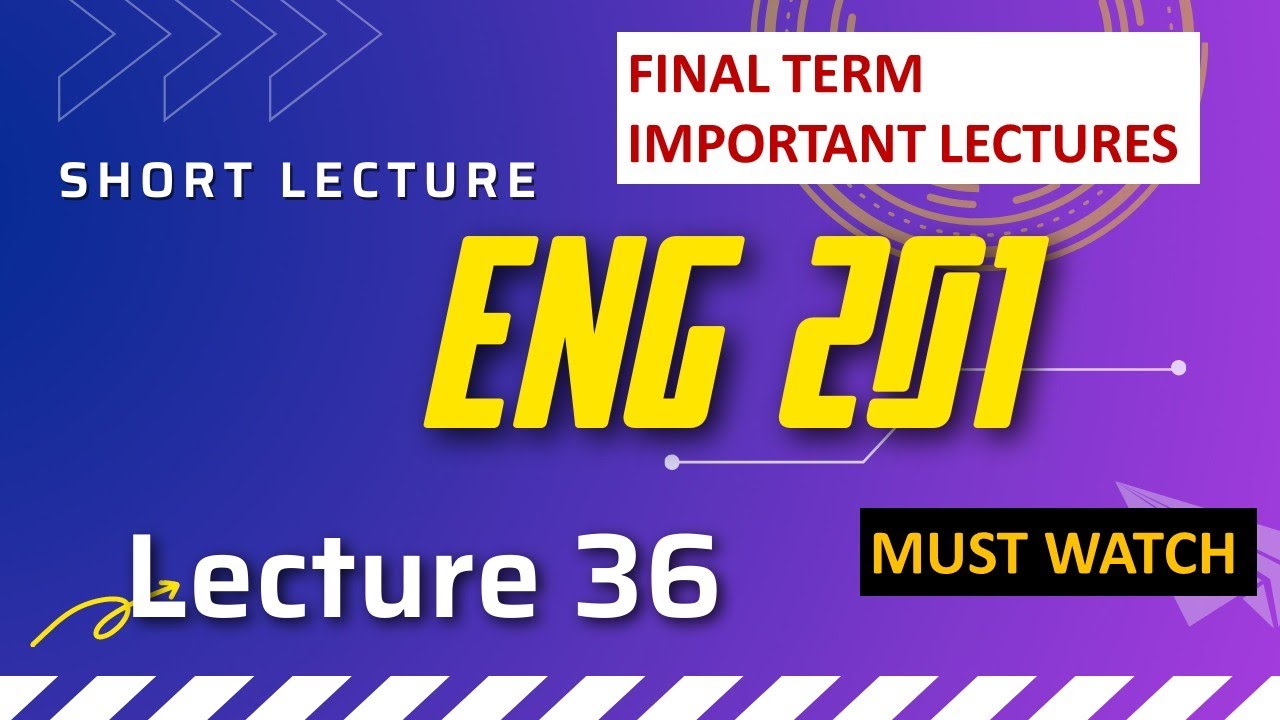 ENG201 lecture 36_2022_FINAL Term important question and MCQS