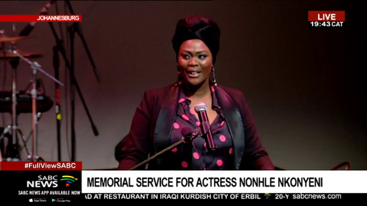 Nomhle Nkonyeni memorial service at the Market Theatre