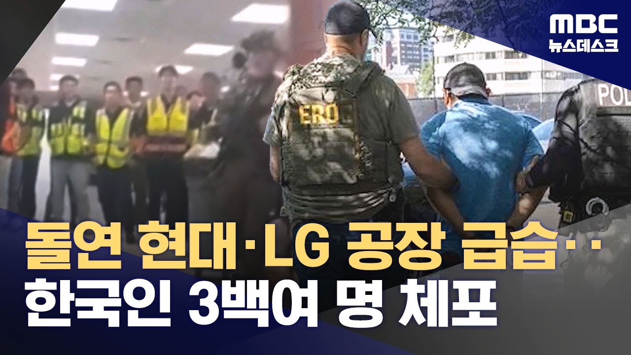 미국 이민국, 현대차-LG엔솔 공장 급습‥