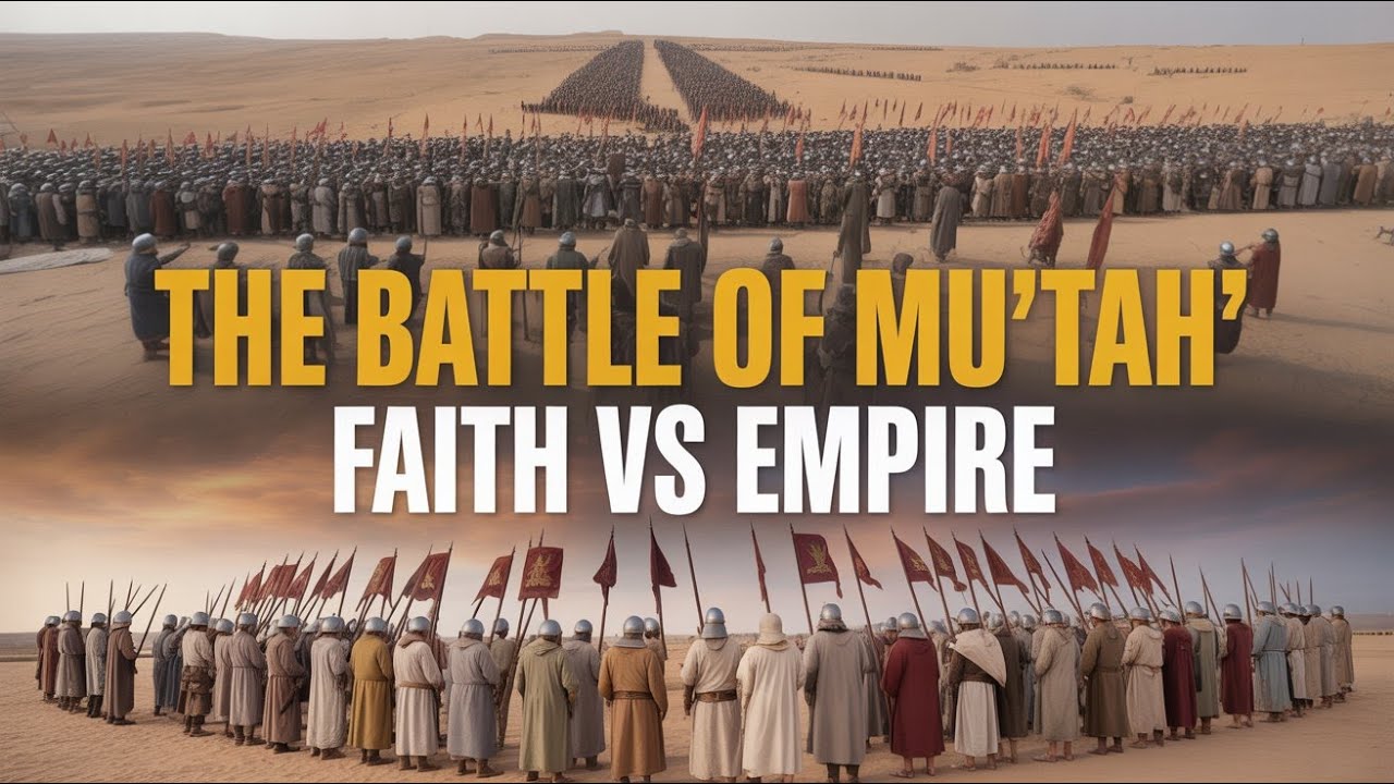 The Battle of Mu’tah | 3,000 Muslims vs 200,000 Romans – Khalid ibn al-Walid & The Sword of Allah