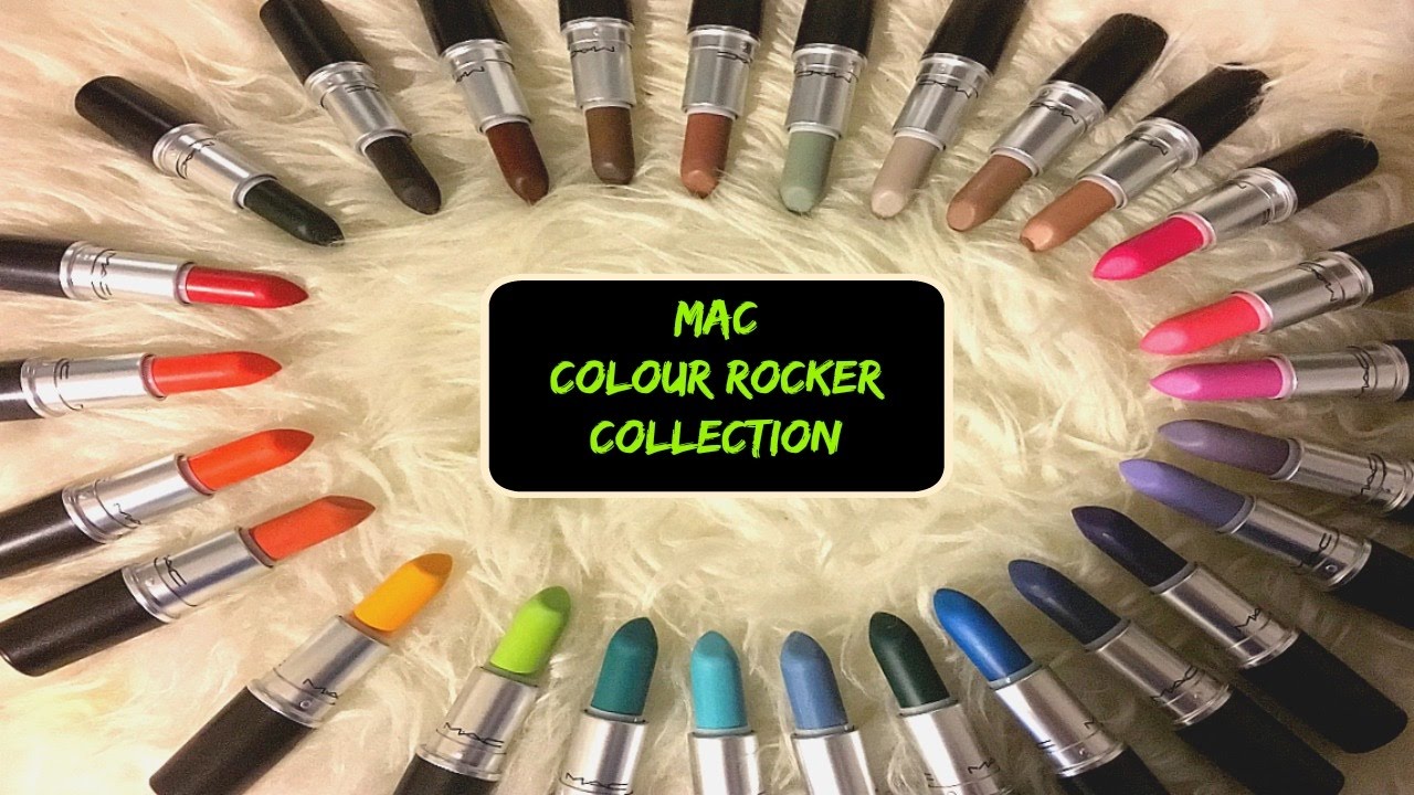 MAC Colour Rocker Collection HAUL + Swatches  *ALL 28 SHADES!*