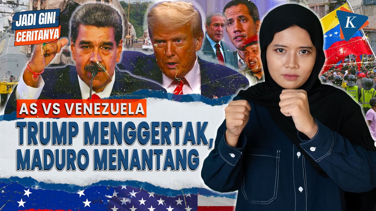 Jejak Panas AS Vs Venezuela: Minyak, Kapal Perang, dan Harga Diri