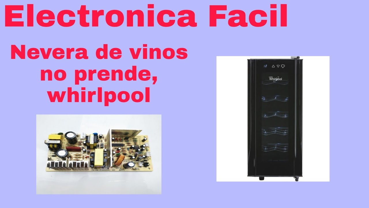 Nevera de vinos no prende, reparación