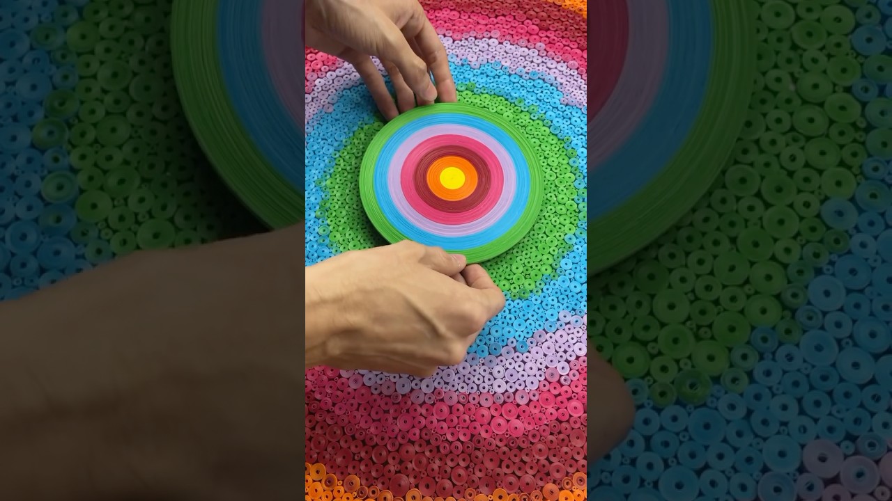 120+ hours of quilling work in 30 seconds! #quilling #art
