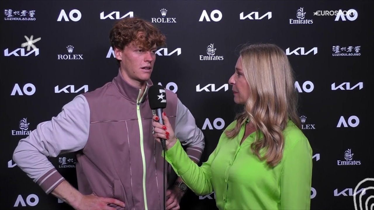 Jannik Sinner interview with Barbara Schett after winning the Australian Open  | AO 2024