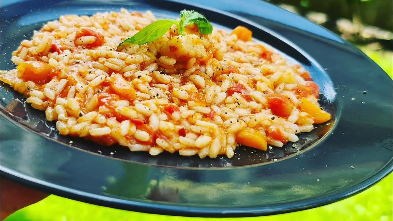 #ChefFilo60 #ricette Riso al forno con 'nduja, croste di parmigiano al profumo di basilico