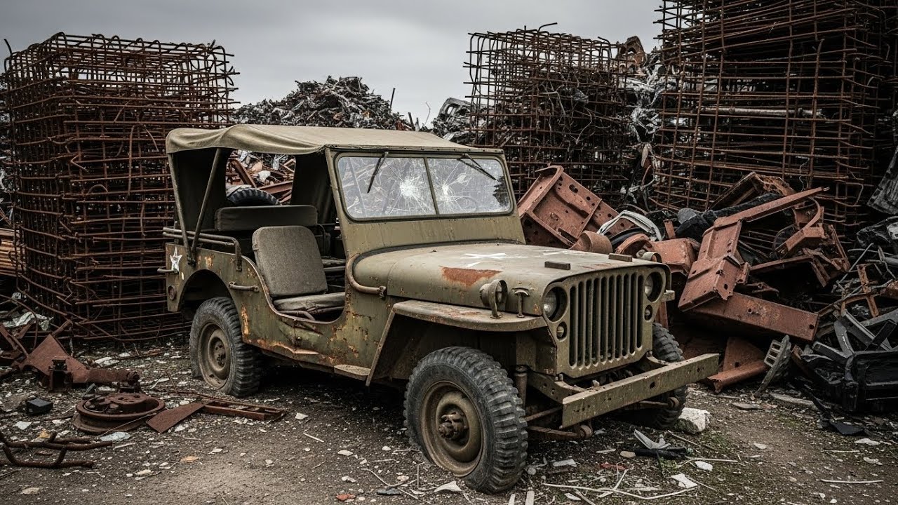 Abandoned for Decades… Bringing a WWII Jeep Back from the Forest
