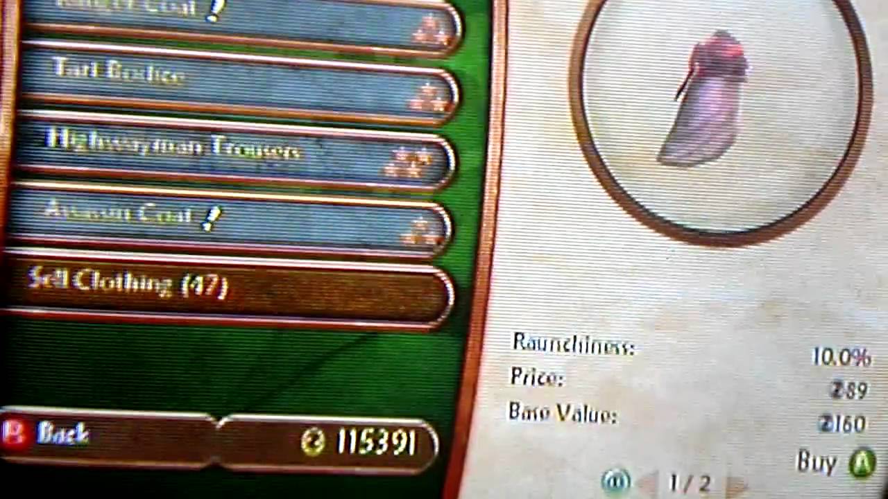 Fable 2 Bloodstone Tailor Location HD(Tart Skirt Location)
